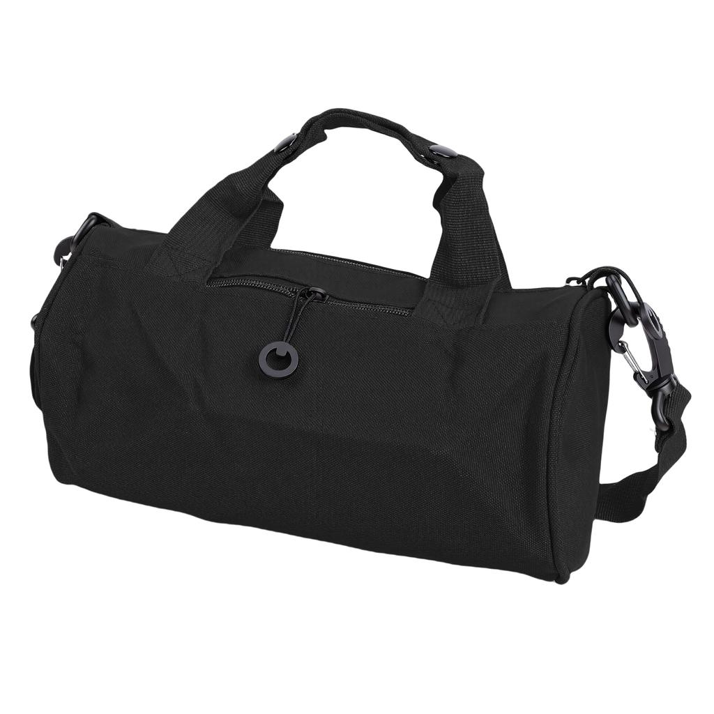 Small Gym Bag Stylish Water Proof Oxford Cloth Overnight Travel Bag for Outdoor Activity Business Trip Black