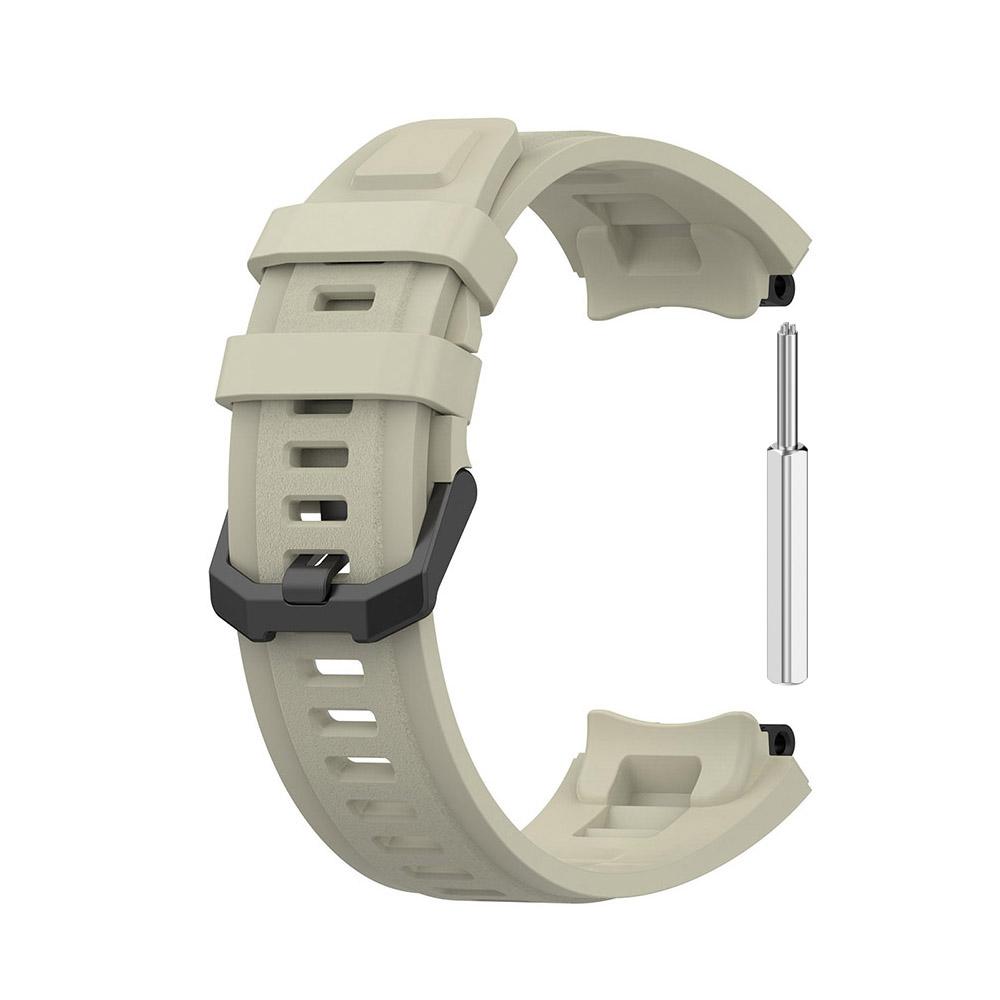Silikon Svart Rem for AMAZFIT T-Rex 2 Erstatning Mann Justerbar Sportsreim med Fjerningsverktøy for Amazfit T Rex 2