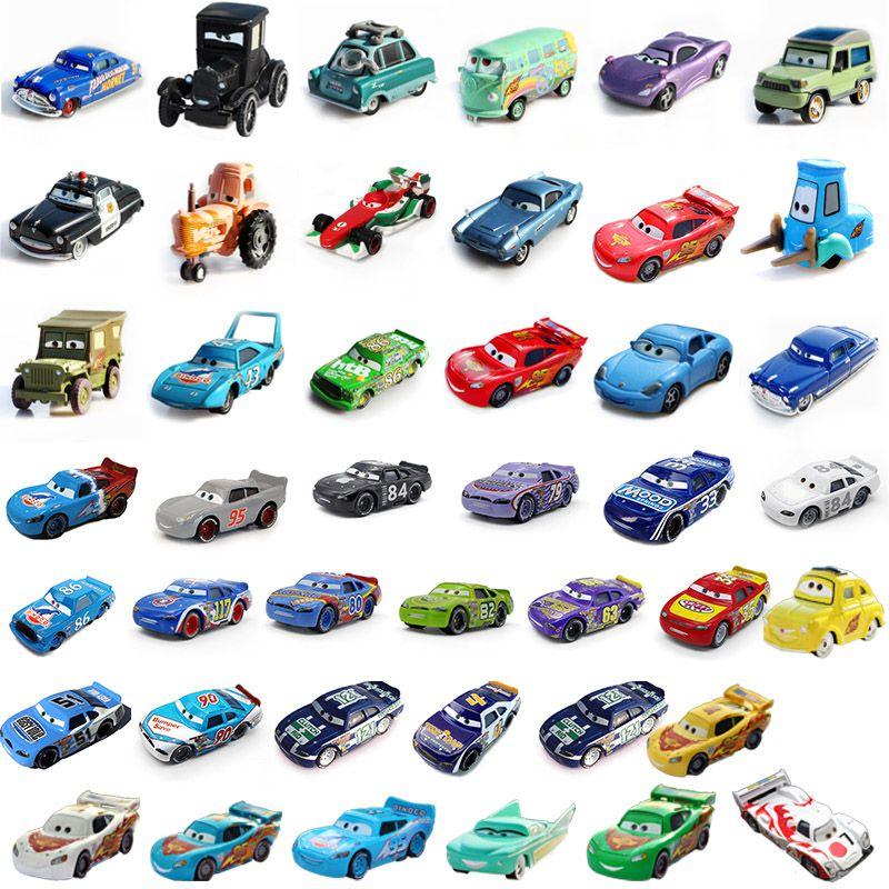 Cars Childrens Toy Car Alloy Car Mcqueen Mc Uncle Car King Sheriff Roadblock