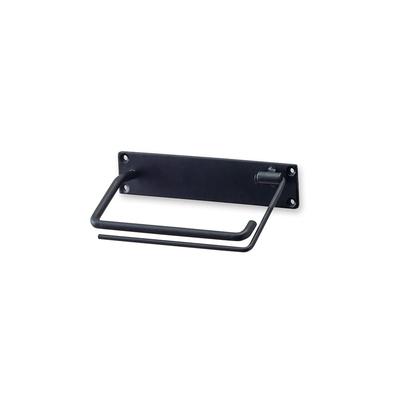 POSH LIVING Toilet Paper Holder Black Single 63945