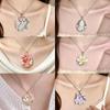 Negenstaartige Vos Emaille Hanger Ketting Prachtige Handgemaakte Chinese Mythologie Sieraden voor Vrouwen Bruiloftsgast Kleding