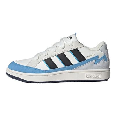 WCARD ADV Abrasion Resistant Low Top Skateboard Shoes Unisex White Blue Sneakers JQ4532