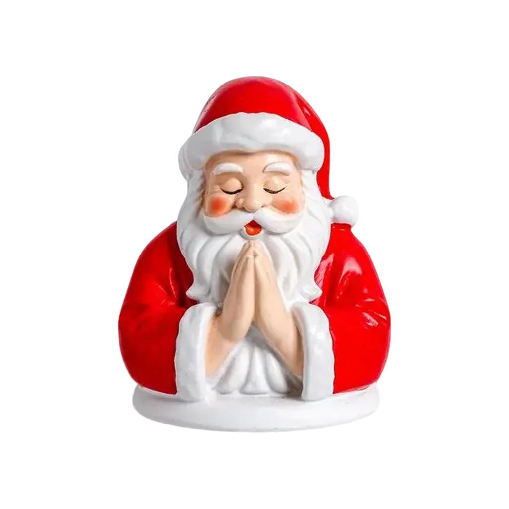Miniaturowa Urocza Świąteczna Prezenty Starzec Lalka Dekoracja Ornament Biurkowy Dekoracja Świąteczna