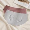 Seamless Ice Silk Butt-Lifting Tummy-Control Mid-Waist Plus Size Panties with Breathable Cotton Crotch