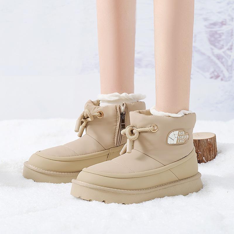 Snow boots women's winter velvet warm outdoor cotton shoes women's boots