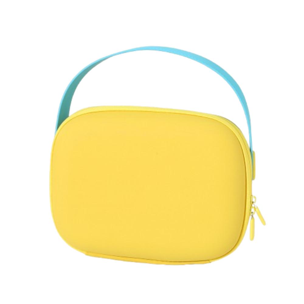 Candy Color PU Cosmetic Bag Waterproof Portable Tote Bag Simple Wash Storage Bag  Women