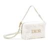 Dior [Customized Cosmetic Bag] Silent Moonlight Cosmetic Bag Simple Modern Classic Printed Denim Fabric Retro Simple Commuting Daily Literary