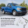 Fuel Door Hinge Pin with Gas Door Spring, for 2015-2024 F150 Loose Gas Cap Permanent Repair Fix (15-24 Spring+Hinge)