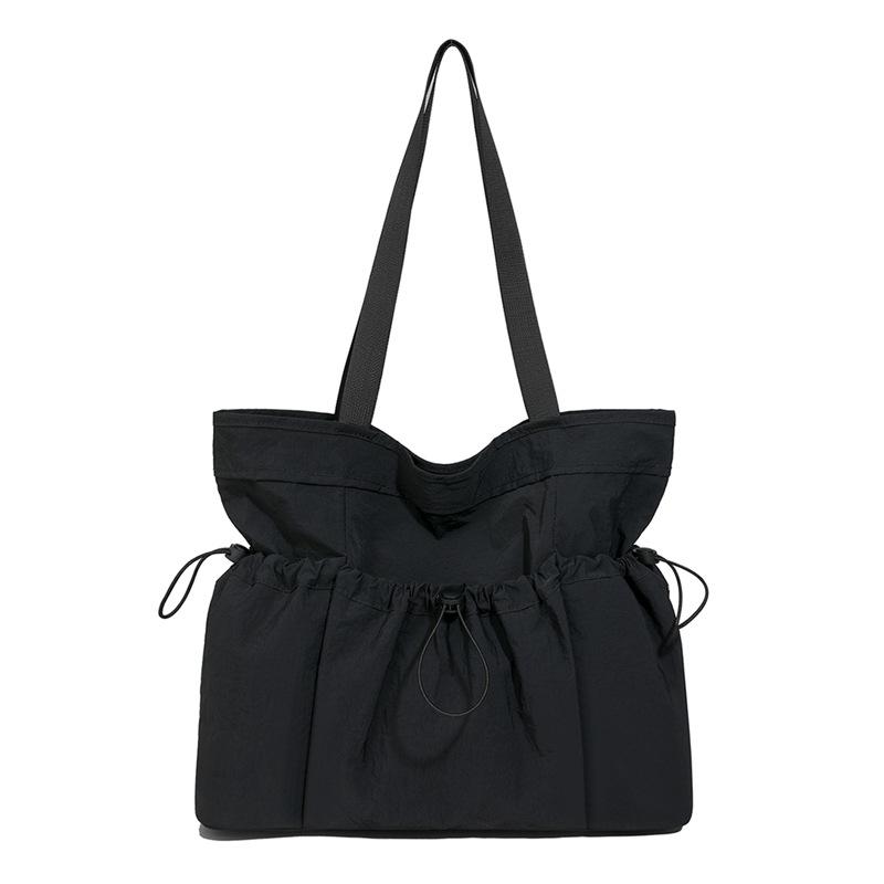 Autumn new light waterproof nylon cloth large capacity handbag simple commuter women tote bag