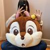 Chip und Dale niedliches kreatives Cartoon-Muster einfaches modisches vielseitiges weiches bequemes hautfreundliches Plüschkissen Steppdecke