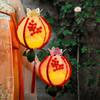 Glowing Pomegranate Lantern Chinese Style Handheld Lanterns Mid-Autumn Lanterns  Lantern Festival