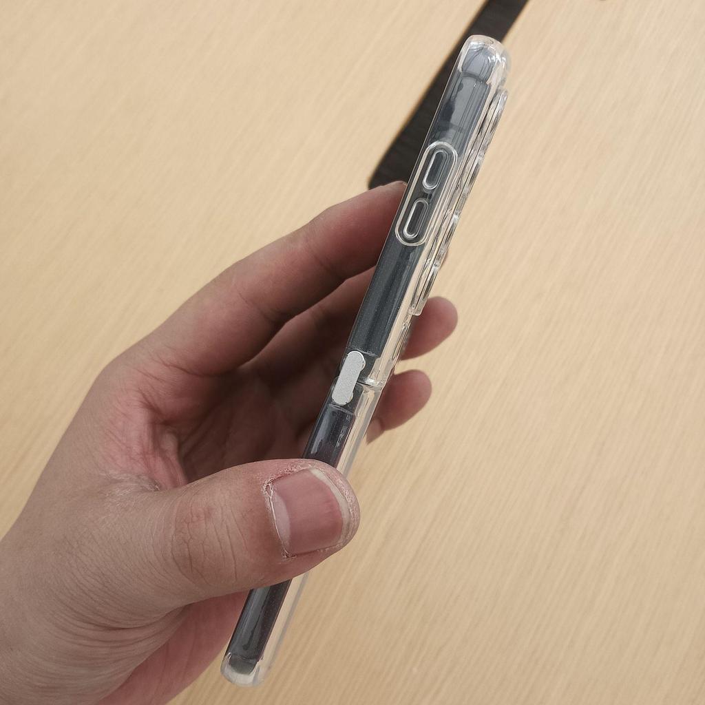 Huawei PuraX Transparent TPU Bracelet Case for Magic V2 Flip - Anti-Fingerprint.