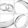 Home Baking Muffins and Tarts Rings Practical Stainless Steel Nonstick Baking Rings for Muffins Crumpet and Tarts