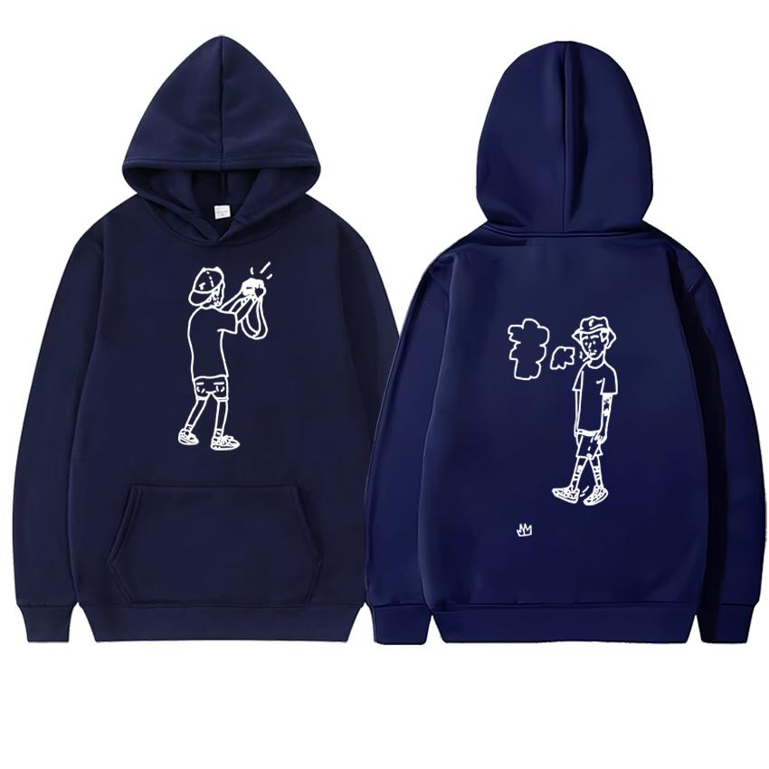 Popular 2025 Player Hater Rels Street Hip Hop Double Sided Print Hoodie Men Women Long Sleeve Sweatshirt Fleece Unisex Pullovers