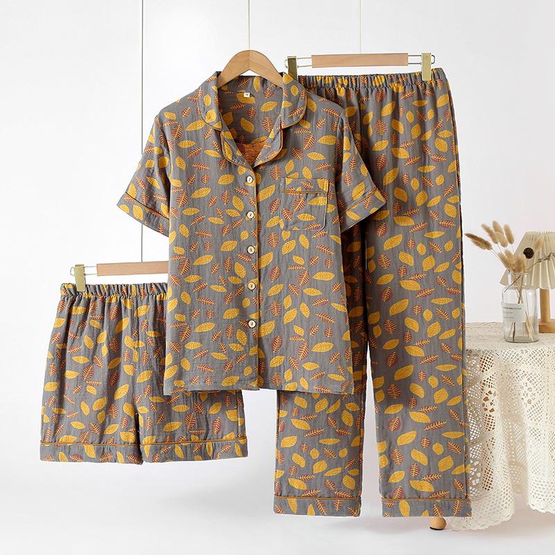 

Женский комплект из двух предметов: топ с круглым вырезом и длинными рукавами, брюки на резинке, пижамный комплект, костюм для отдыха XL коричневый