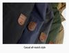 Men's Fleece-Lined Winter Coat - Thick, Casual, Multi-Pocket, Mid-Length Jacket for Middle-Aged and Elderly