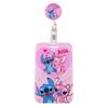 Cute Planet Plushie ID Card Holder with Slide Case & Lanyard for Phone and Access Cards