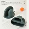 Set mit 2 ergonomischen Küchenhandschuhen, Silikon-Ofenhandschuhe, hitzebeständig, zum sicheren Entnehmen heißer Teller aus der Mikrowelle