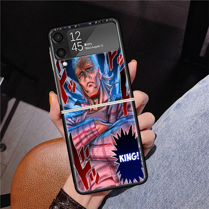 

Чехол для телефона One P-Punch-Man Saitama King для Samsung Z Flip 7 6 5 4 3 Galaxy ZFlip7 ZFlip6 ZFlip5 ZFlip4 ZFlip3 5G Печатный чехол Samsung Z Flip 4