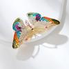 Luxury Colorful Butterfly Brooches for Women Insect Brooch Metal Pins Casual Party Office Suit Coat Jewelry