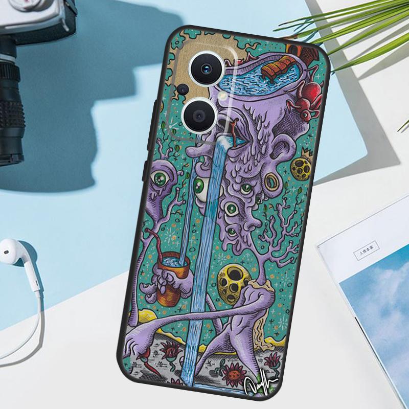 

Hands with eyes Cover For OPPO Reno 13 F 10 11 12 14 Pro 11F 12F 14F 7 8 Lite OPPO Find X9 X8 X5 X6 Pro Case OPPO Find X8