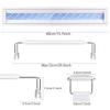 Lampe d'aquarium LEDGLE 10 W compatible avec les aquariums 56 LED bleues 46 LED pour poissons, plantes aquatiques, poissons d'ornement, élevage