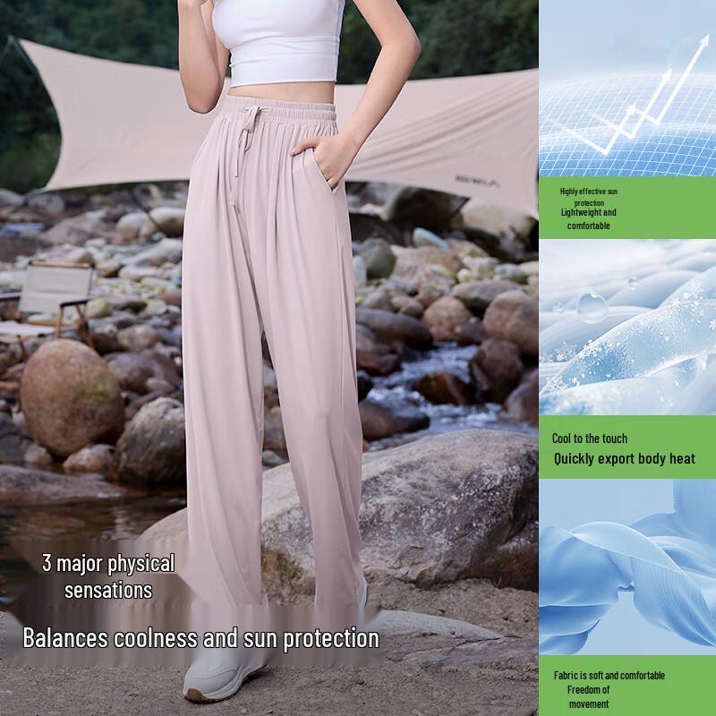 Warrior Women's Cool-Touch High-Waist Wide-Leg Pants