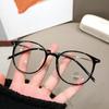Ultra Light TR90 Square Anti Blue Light Glasses for Women Men Korean Version Trendy Anti Radiation Eyeglasses
