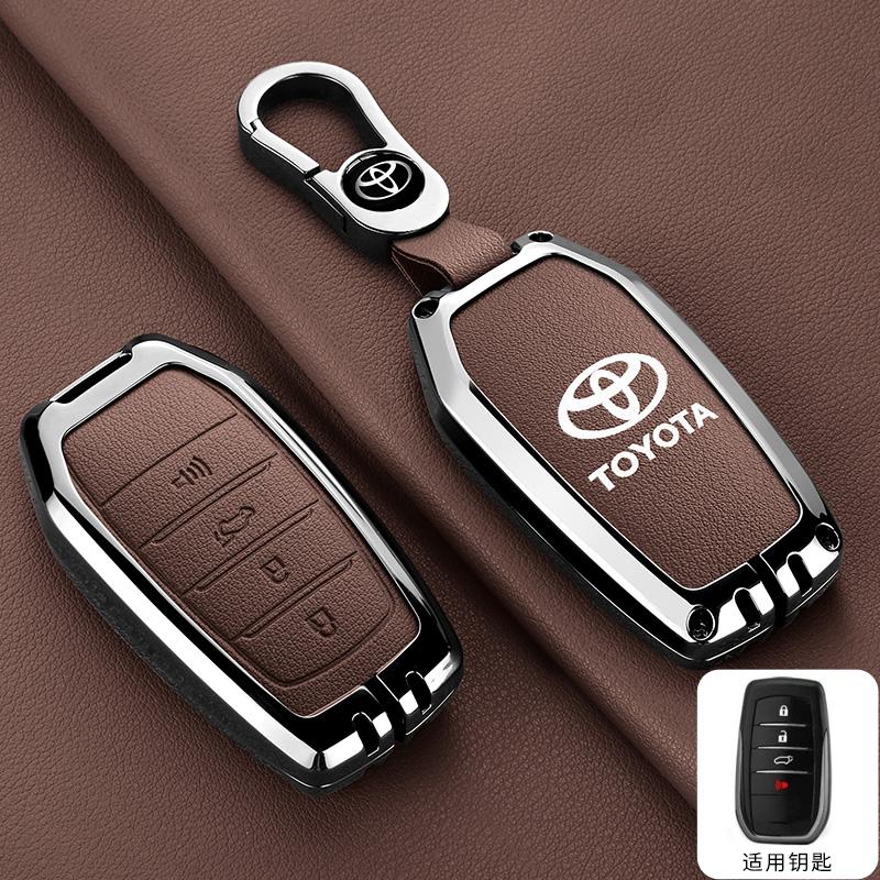 Car Key Case Cover Bag For Toyota Tacoma Fortuner Corolla Venza Grand Highlander RAV4 XSE Prime Land Cruiser Hilux 2023 2024