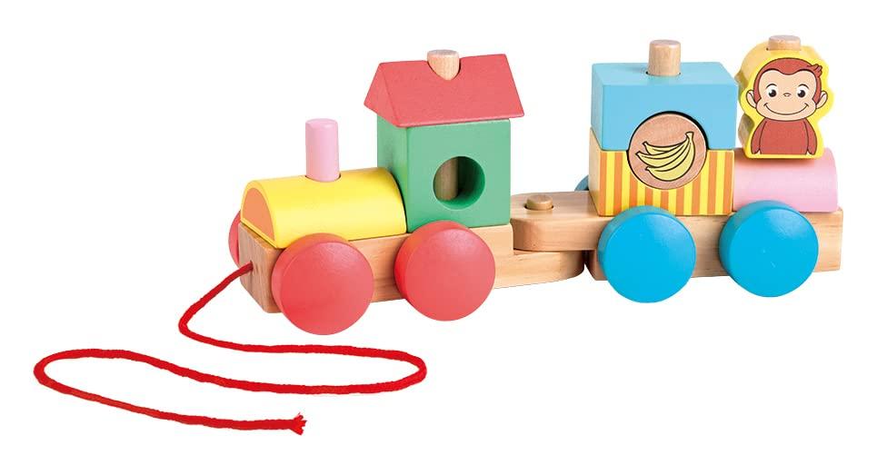 

Witthart Curious George Wooden Block Train VG11