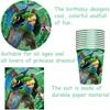 The Legend of Zelda Party Tableware Include Banner Tablecloth Plates and Napkins