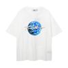 Summer loose cotton short-sleeved T-shirt men's printing trend couple top