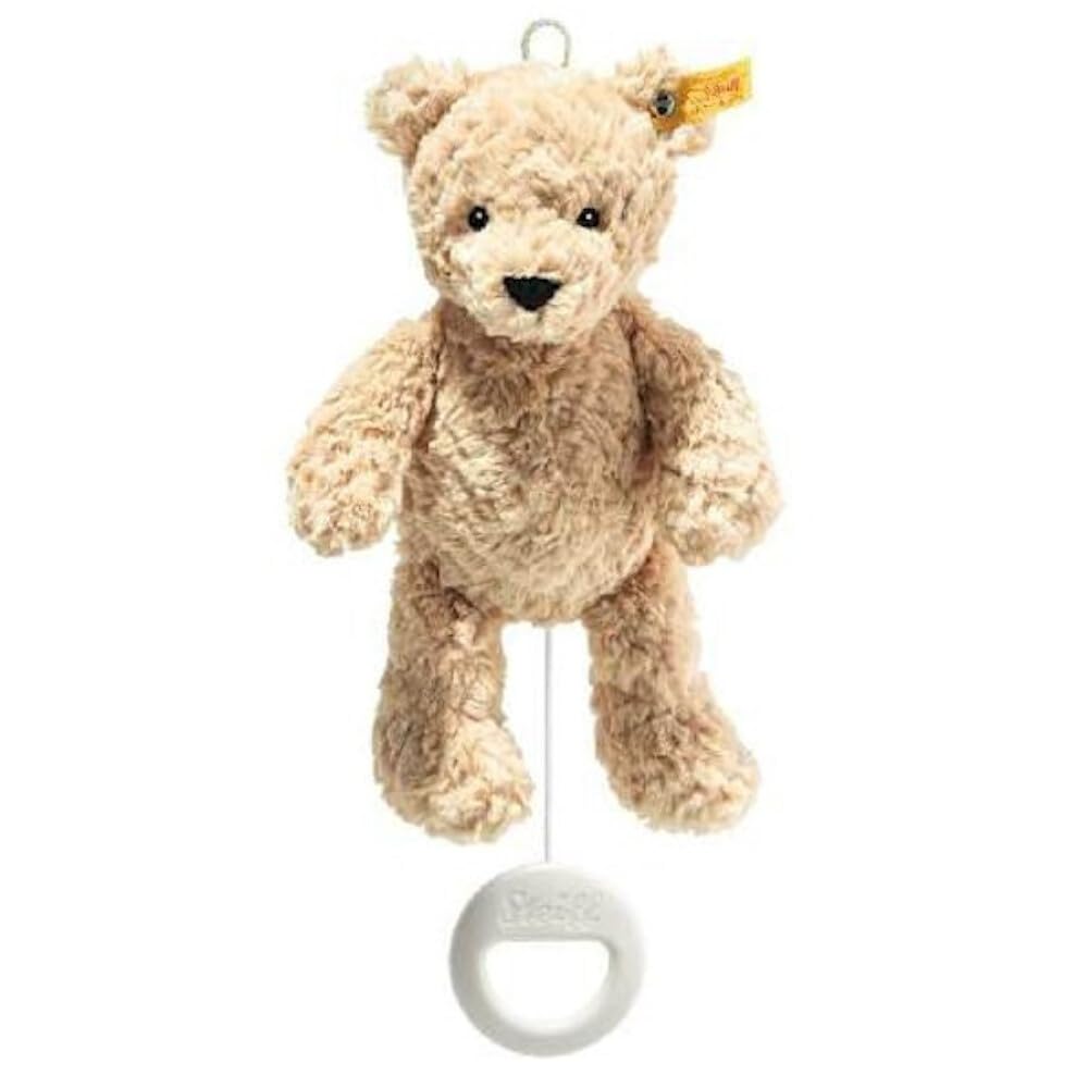 

Steiff Cuddly Friends Jimmy the Teddy Bear Music 242458 Japanese Box, 26cm, (Official Product)