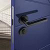 Split Silent Door Lock Door Hardware Black Space Aluminum Door Handle Interior / Bedroom Door Lock