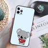 Cute Cartoon Koala Case For iPhone 15 11 12 13 14 Pro Max XS XR X 7 8 Plus 12 13 Mini 16 Pro Max Soft Cover