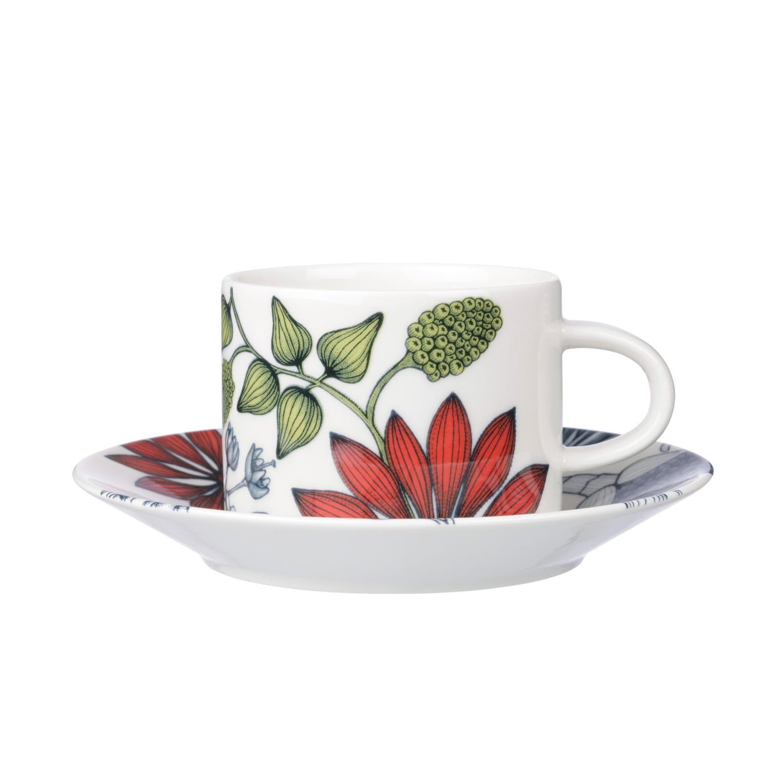 

[Officially Imported] Arabia Luno Cup & Saucer, Summer Ray, 0.28L