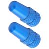 2pcs Presta Valve Caps Aluminium Alloy Presta Cycling Valve Dust Covers Bicycle Tire CapsLight Blue