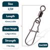 Fishing Barrel Swivels High Strength Rolling Ball Bearing Snaps Lure Connector Clip Saltwater or Freshwater Fishing
