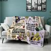 1PC Jojos Bizarre Adventure Patterned Flannel Blanket Suitable For All Seasons For Home Decor Warmth And Comfort Gifts Holiday Present