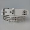 Cintura con Borchie Piramidali Quadrate Punk Gotica - Classico Industria Pesante Y2K