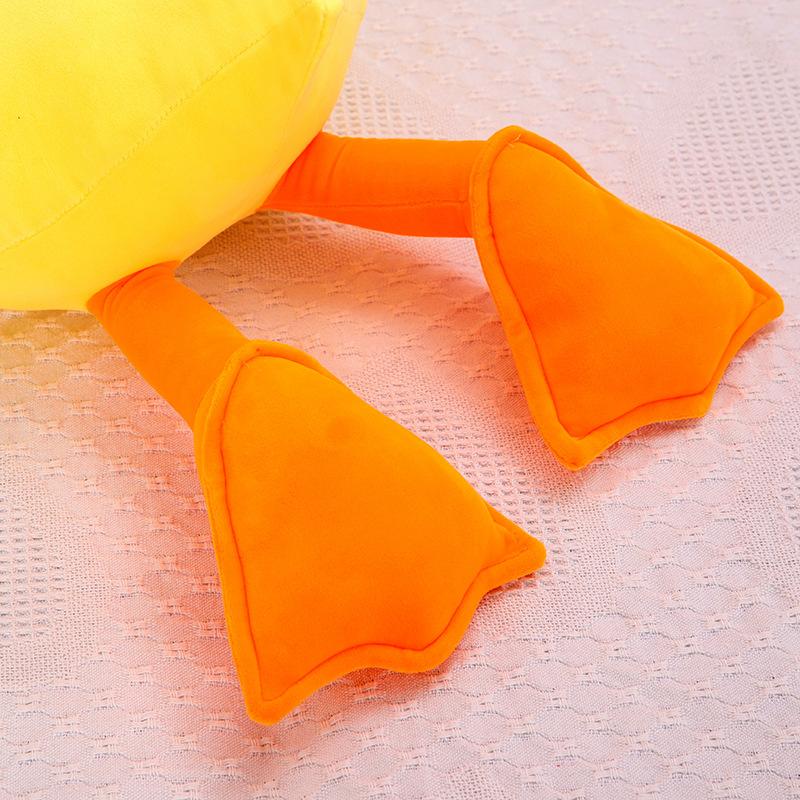 

Интернет-знаменитость песочная скульптура утки подушка-игрушка из пухового хлопка утенок кукла плюшевая игрушка маленькая желтая утка успокаивающая подушка 65cm белый