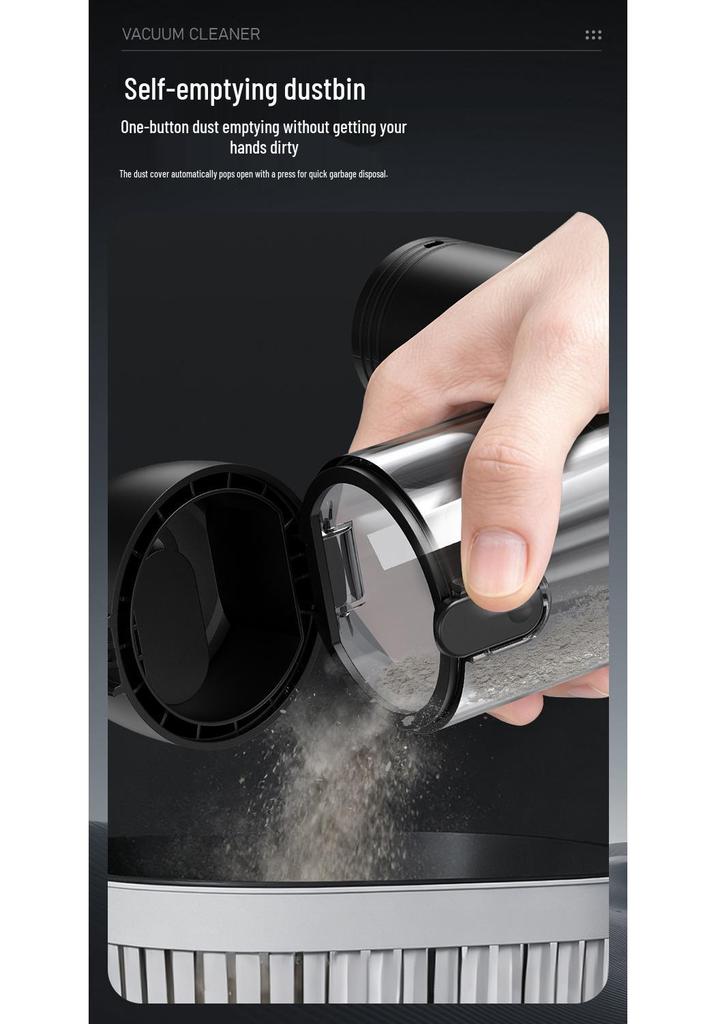 Portable Handheld Wireless Car Vacuum Cleaner with Super Strong Suction