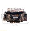 A1A2 Large Capacity Fishing Tackle Bag MultiPockets Fishing Gear Carrying Bag Outdoor Portable Oxfords Cloth Shoulders Bag