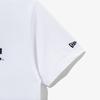 New Era Printed Pullover Round Neck Loose Short Sleeve T-Shirt Unisex T-Shirt White 14679829