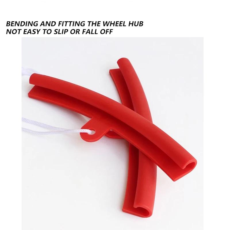 Car Motorcycle Wheel Guard Rim Protectors Red Bicycle Car Wheel Rim Protector Tyre Changer Guard Tire Change Protection Tool