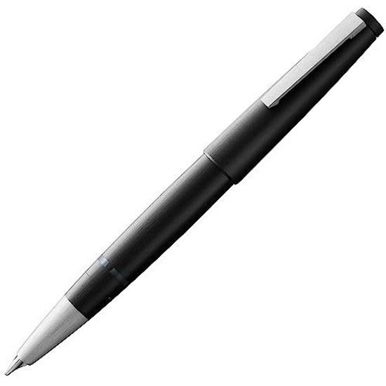 LAMY 2000 Black Fountain Pen - Elegant Durable Polycarbonate Body 14K Gold Nib (partially Platinum-plated) Size EF