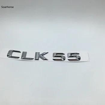 3D ABS For Mercedes-Benz W209 CLK Class CLK55 CLK63 CLK200 CLK220 CLK230 CLK550 Emblems Tail Logo Chrome Stickers Accessories