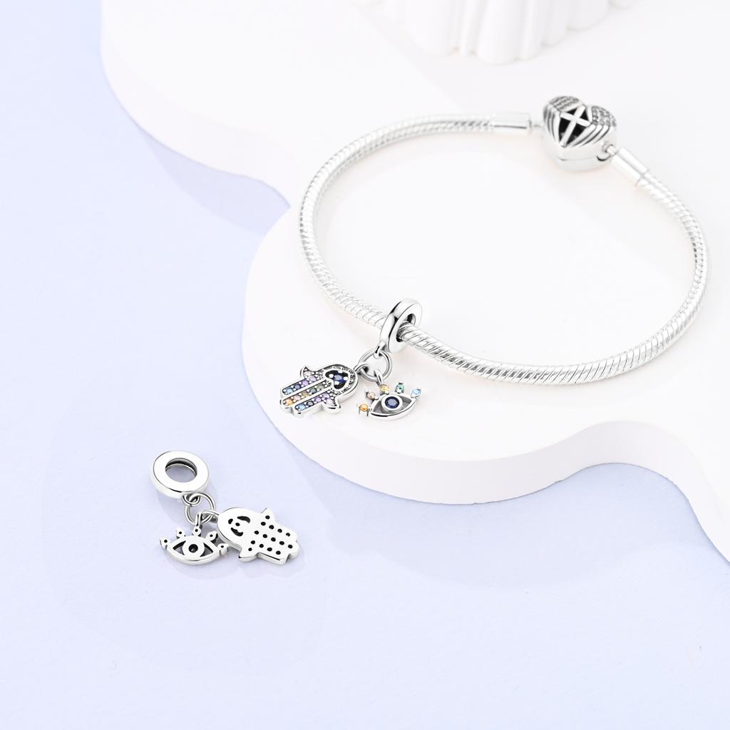 Copper Plated Heart Pet Cats Coffee Headphones Charms Beads Fit Original Bangle Charm Pendent Dangle Bracelet Diy Jewelry Gift