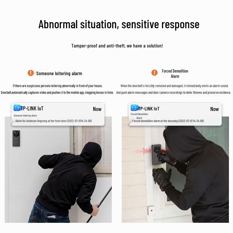 TP-LINK TL-DB54C Smart Video Doorbell CN plug (adapter included)