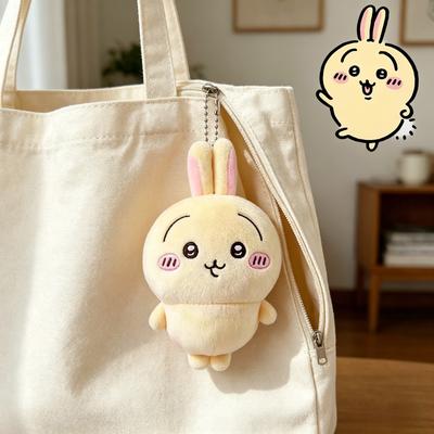 3 Stück Chiikawa Anime Plüschtier Kawaii Usachi Plüsch Schlüsselanhänger Hachiware Kuscheltier Anhänger Niedliche Rucksackanhänger Spielzeug Geschenke